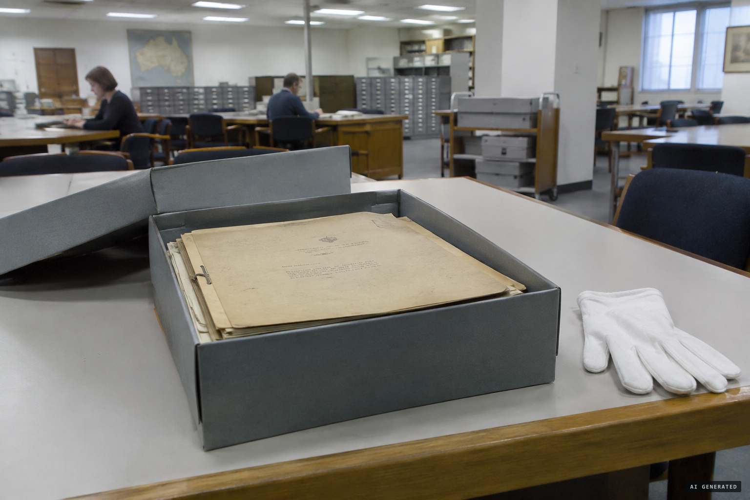The RAAF file survives at the National Archives of Australia