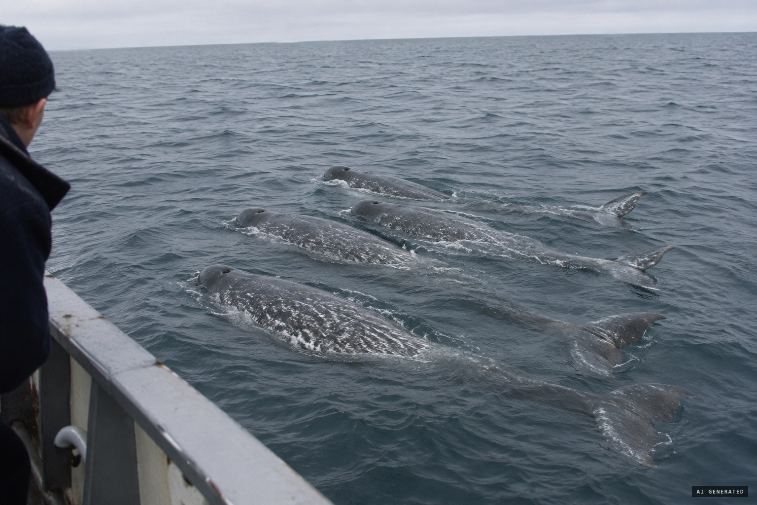 The proposed answer: female narwhals without tusks