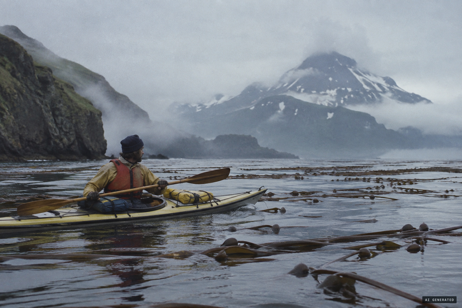 Derek Hutchinson searches off the Aleutian Islands