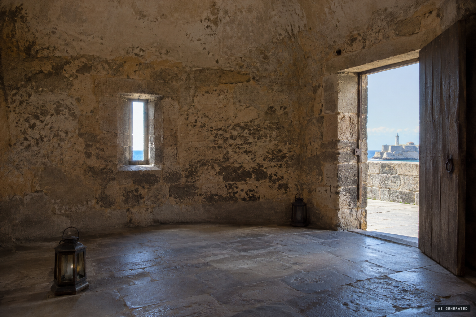 One entrance, a narrow window, and no guard