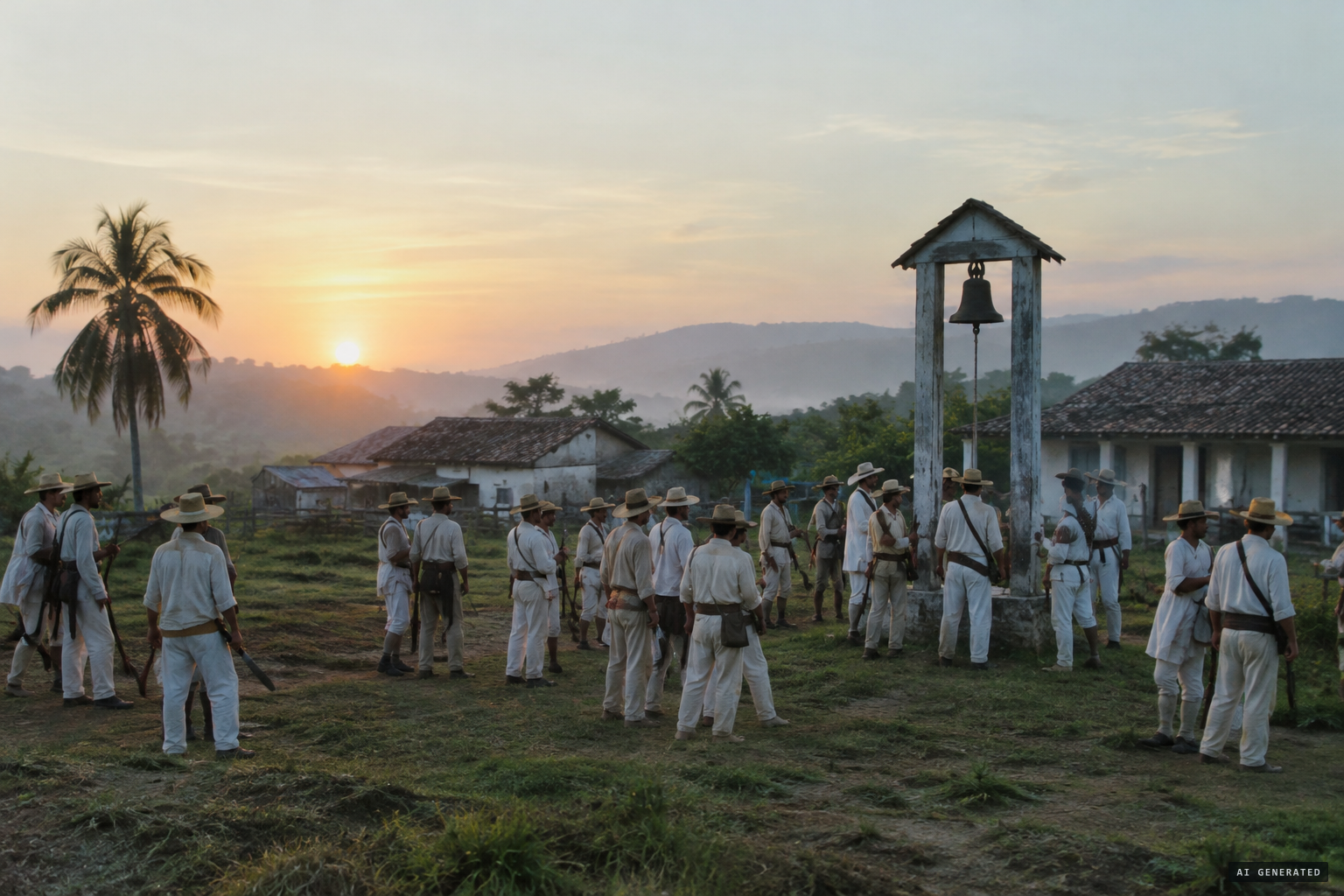 The Ten Years' War begins at La Demajagua