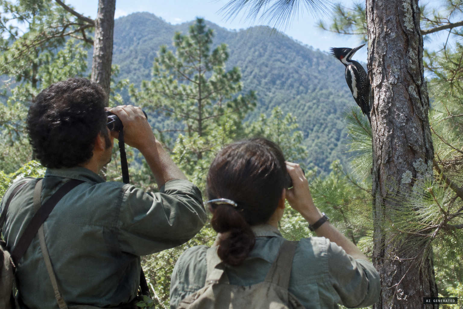 Alayón and Estrada see a female ivory-bill