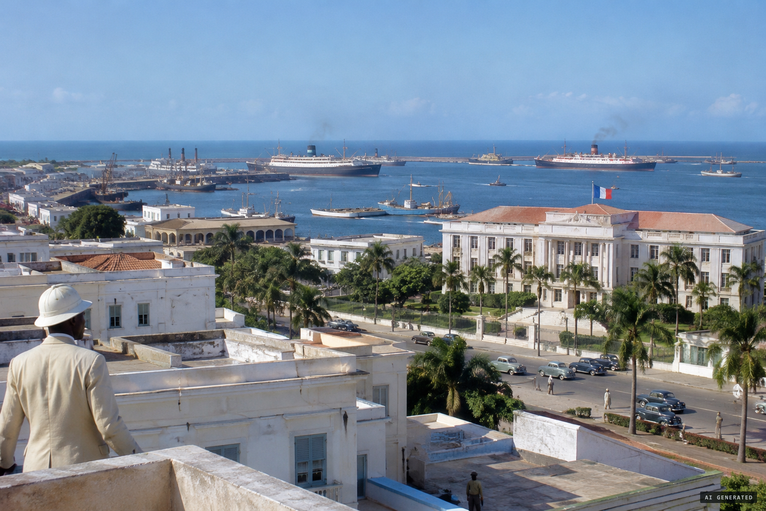 Dakar, capital of French West Africa, 1952