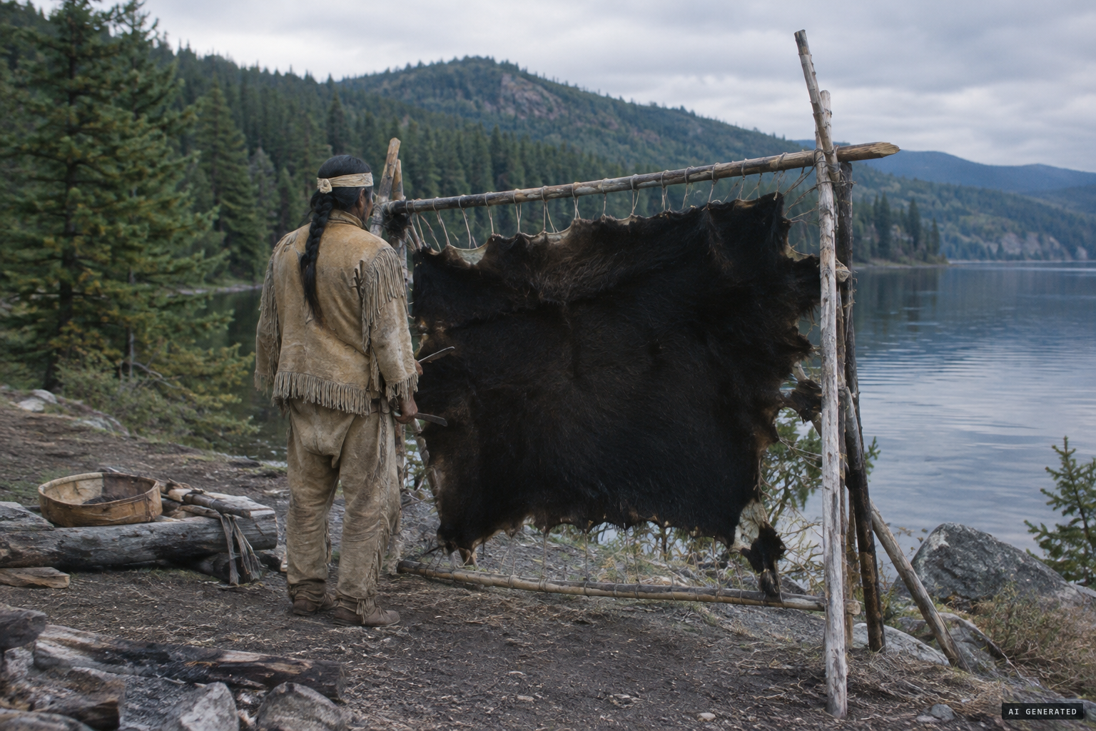 The legend of the Ta-zam-a, the 'Water Bear' of Shuswap Lake