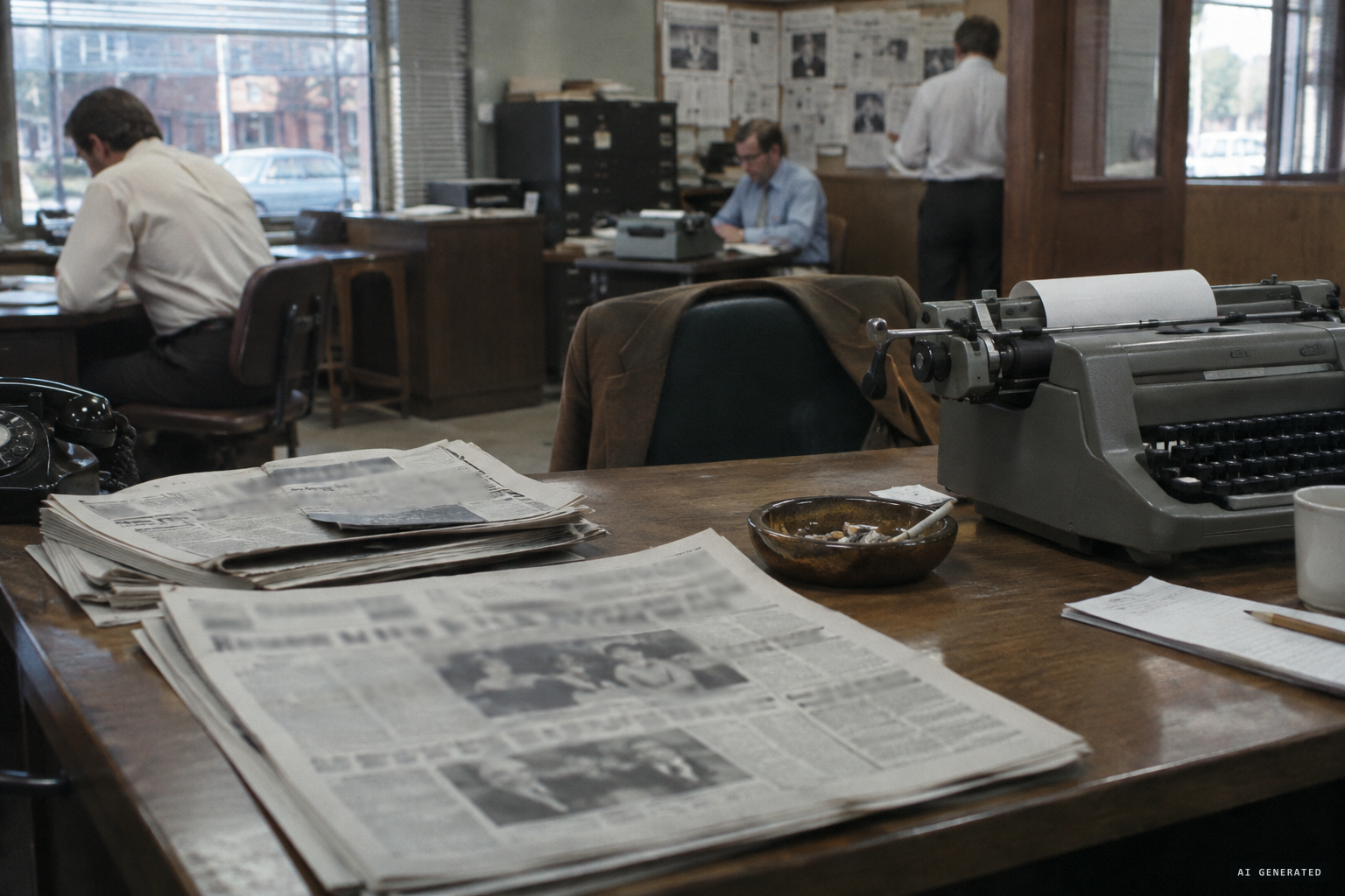 The Crescent-News and Toledo Blade cover the 'wolfman' story
