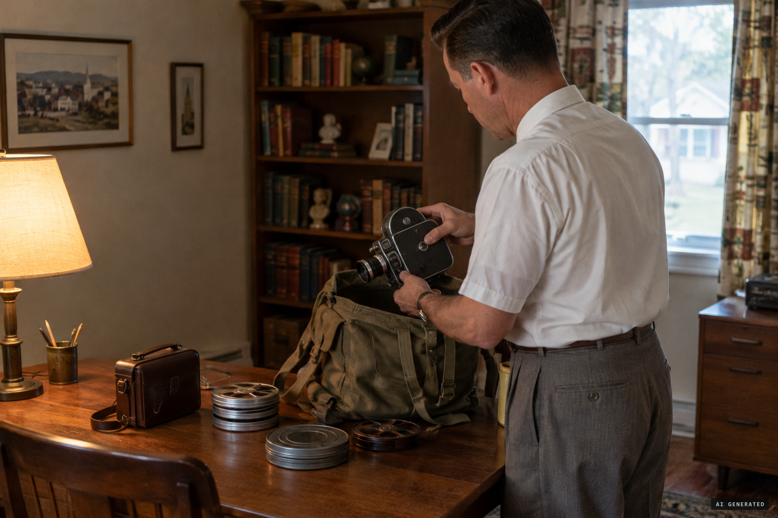 Dentist and amateur ornithologist William Rhein prepares his self-funded expedition