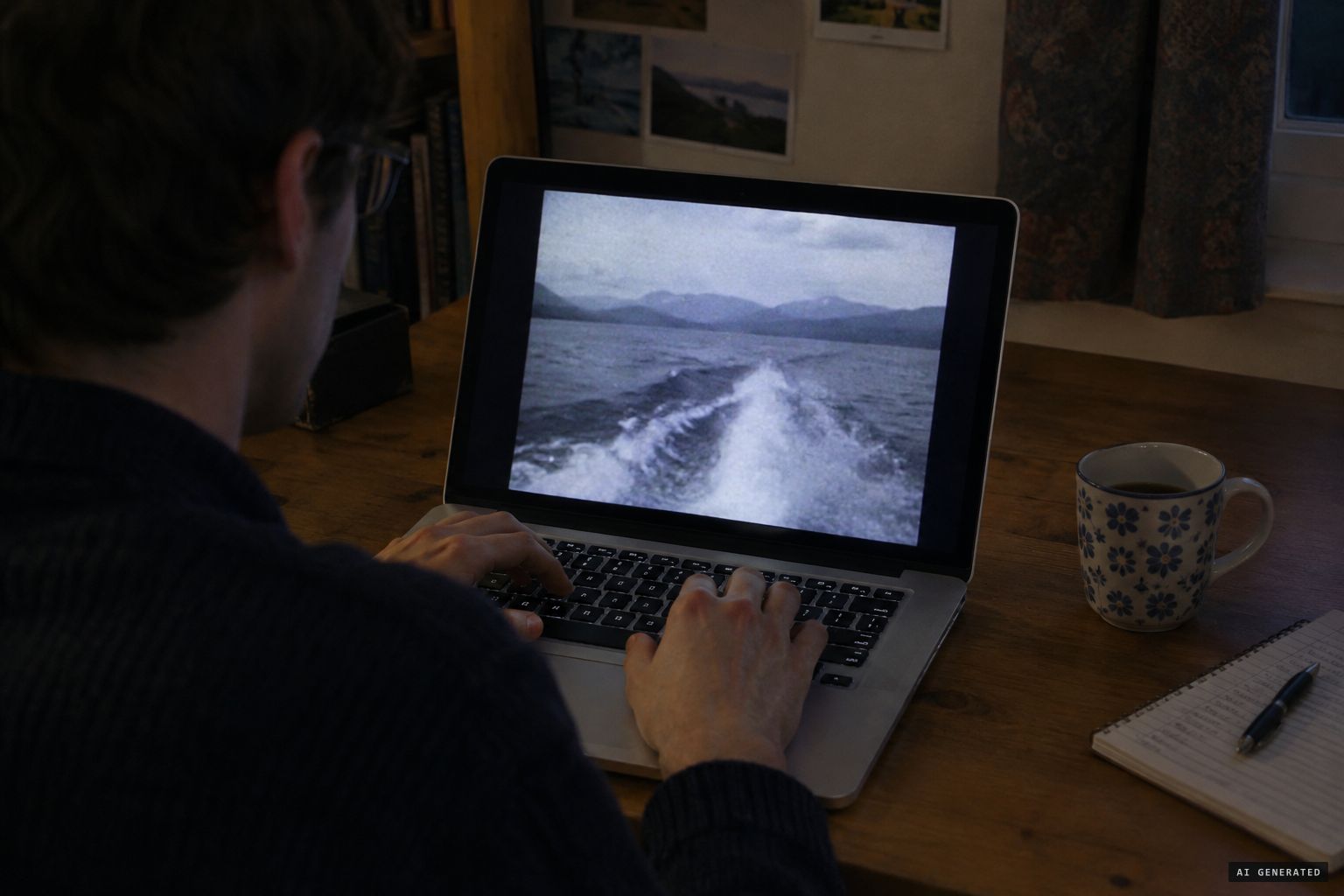 Blog viewers debate whether birds could leave a wake like that
