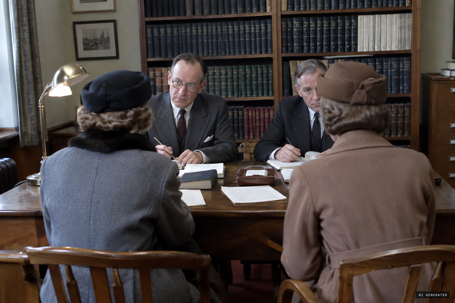 G. W. Lambert and K. Gay of the SPR take up the case and find the women well balanced.