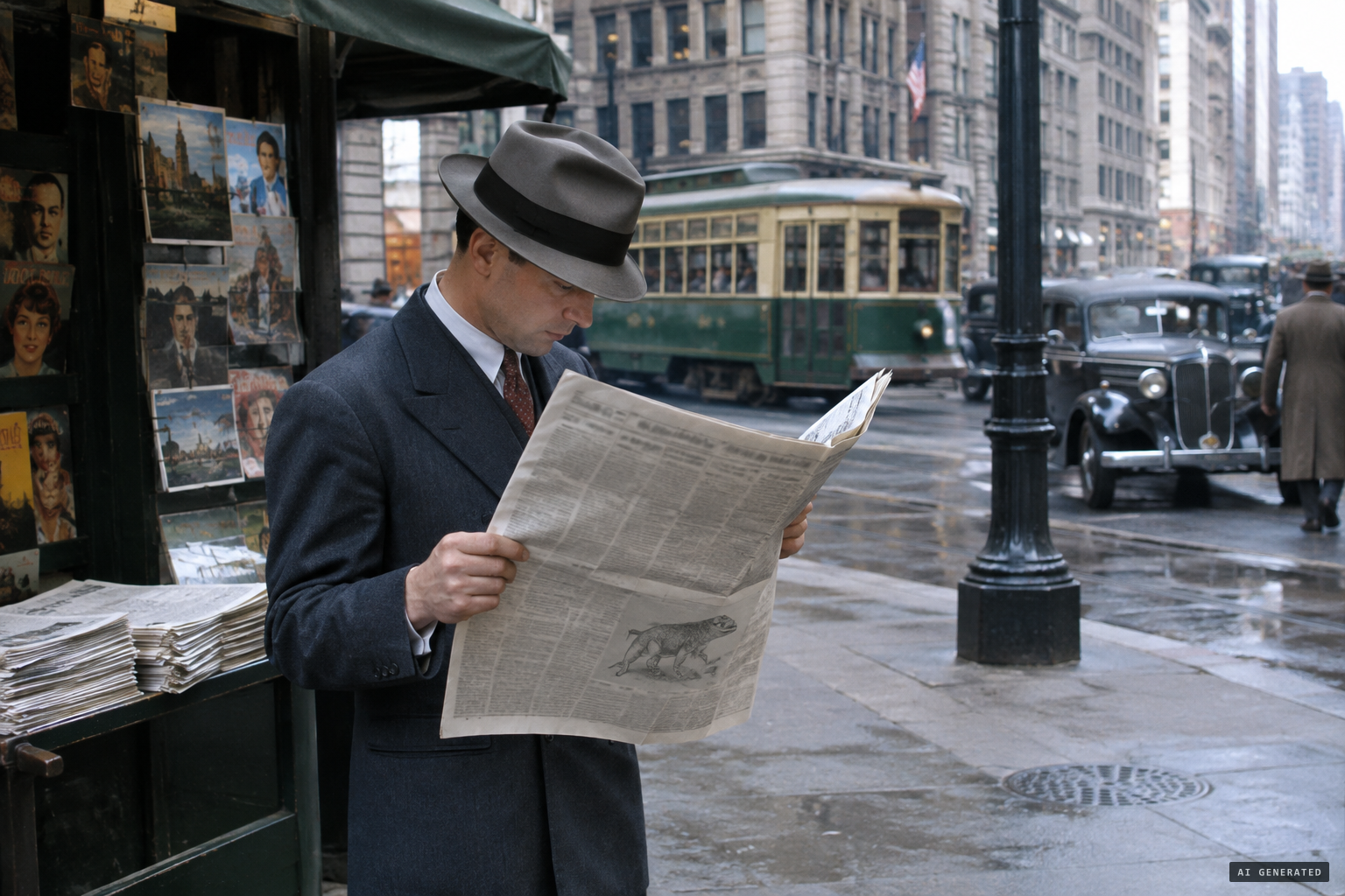 July 28, 1937: the story runs in the Philadelphia Evening Bulletin