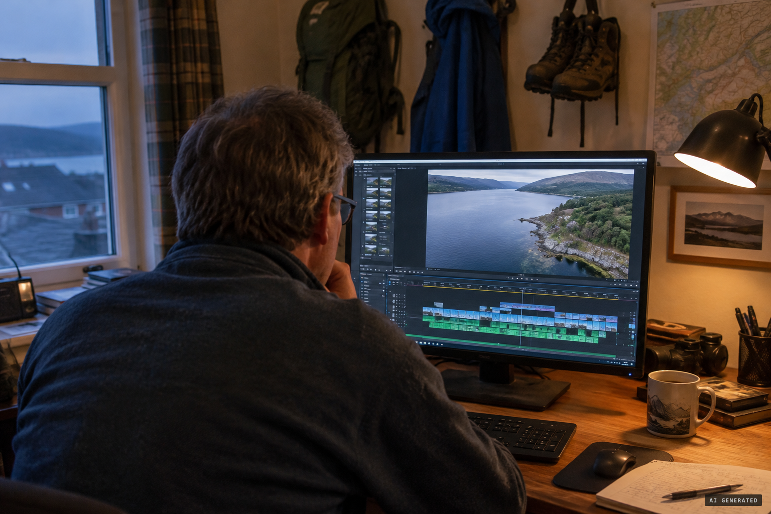 Mavor rewinds the footage over and over, unsure what he is seeing