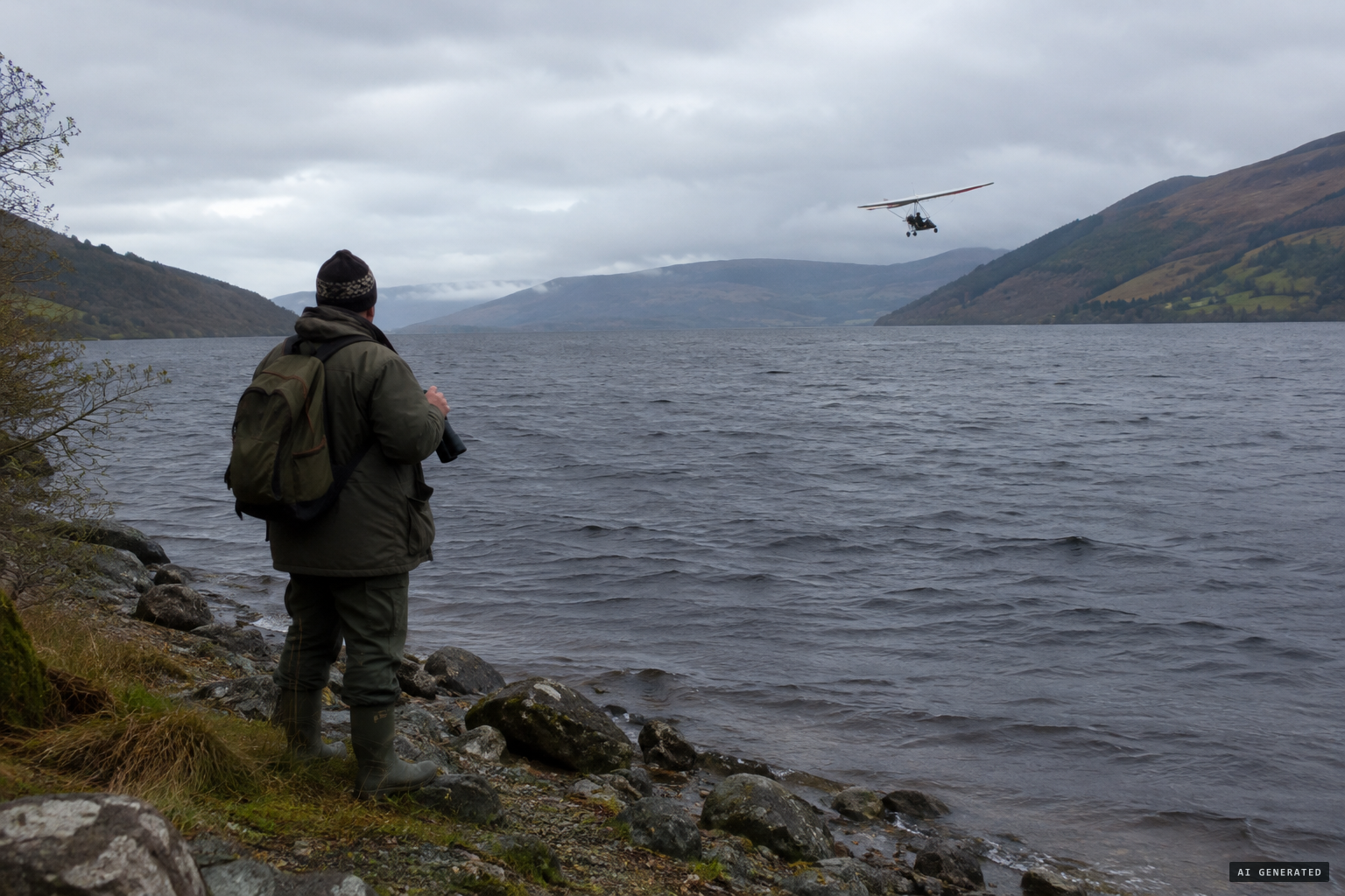 Steve Feltham, from long years on the loch, calls the clip a hoax