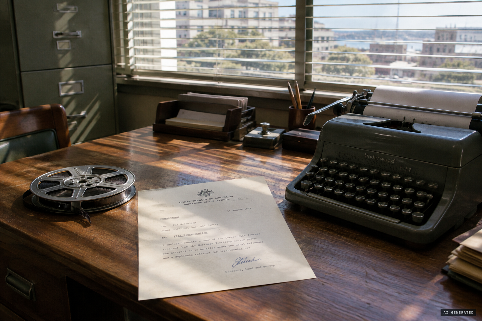 The film goes from Civil Aviation to the Department of Air, and on to the USAF