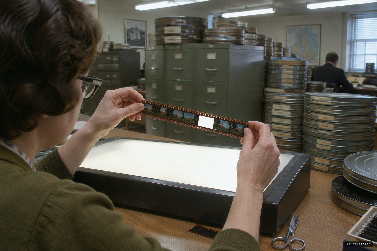 The best frames, the ones showing the 'rocket', snipped out of the film