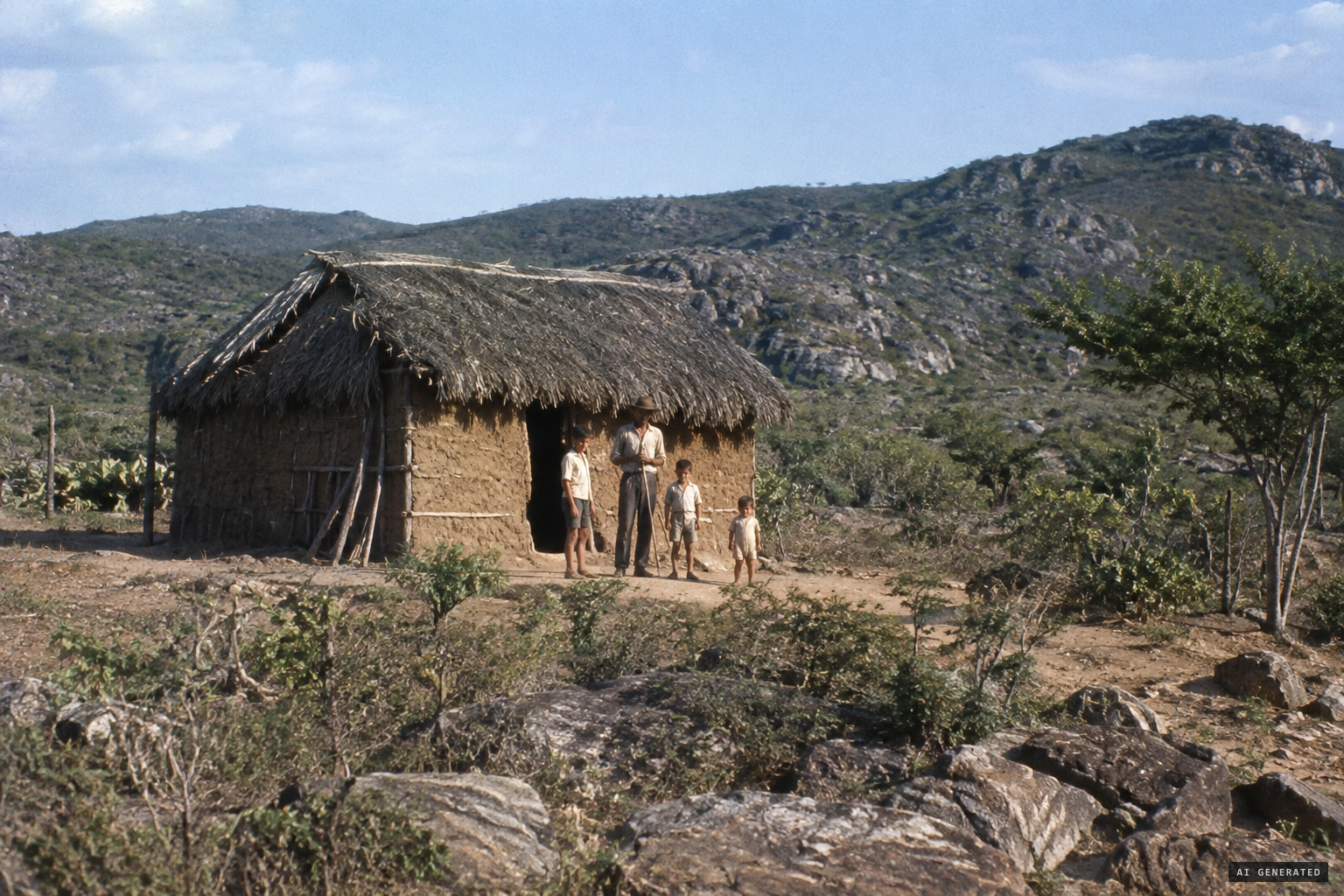 Rivalino Mafra da Silva's isolated hut at Duas Pontes, where he raised his three sons