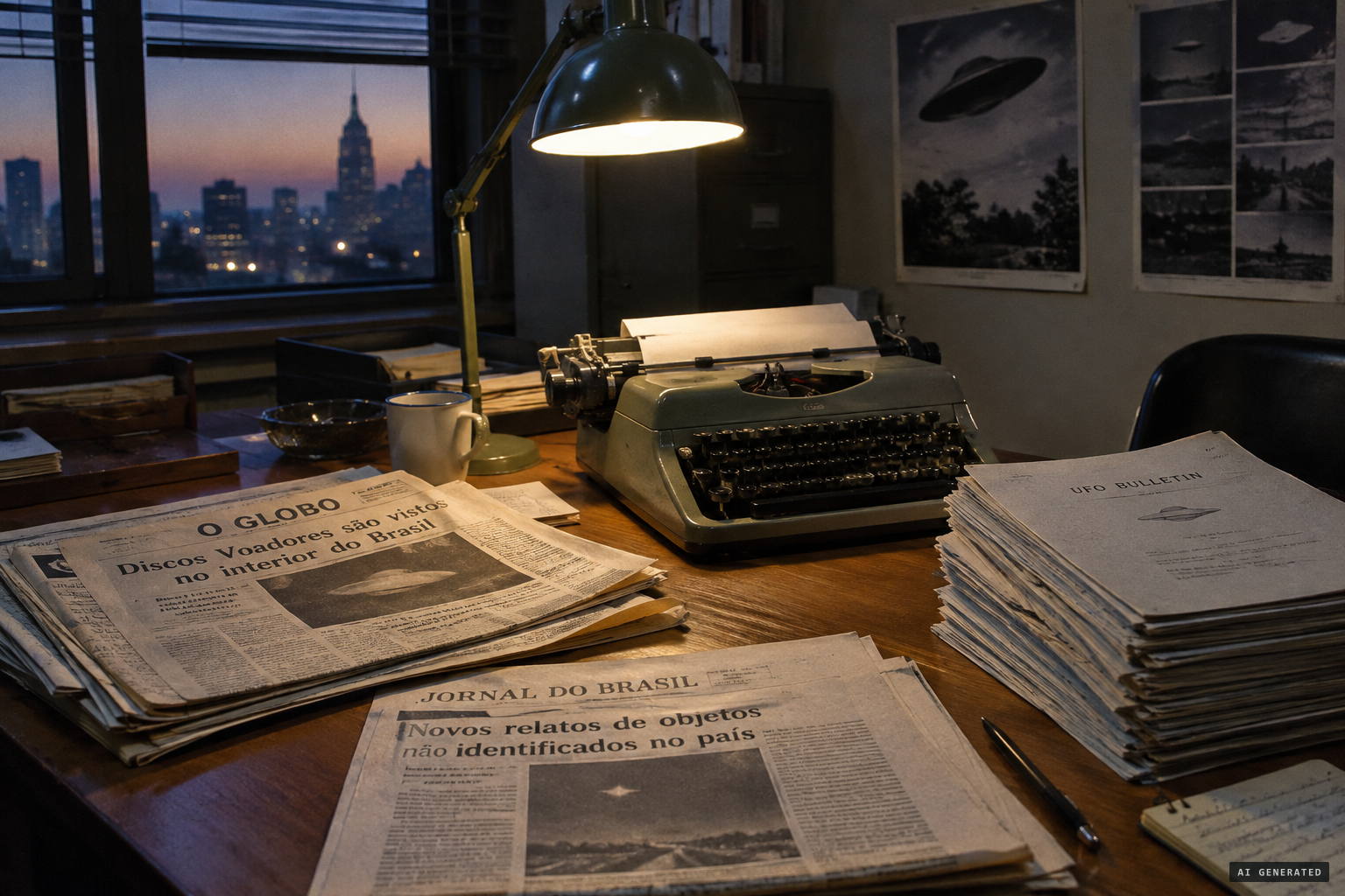 The story spreads from Brazilian newspapers to the APRO Bulletin and beyond