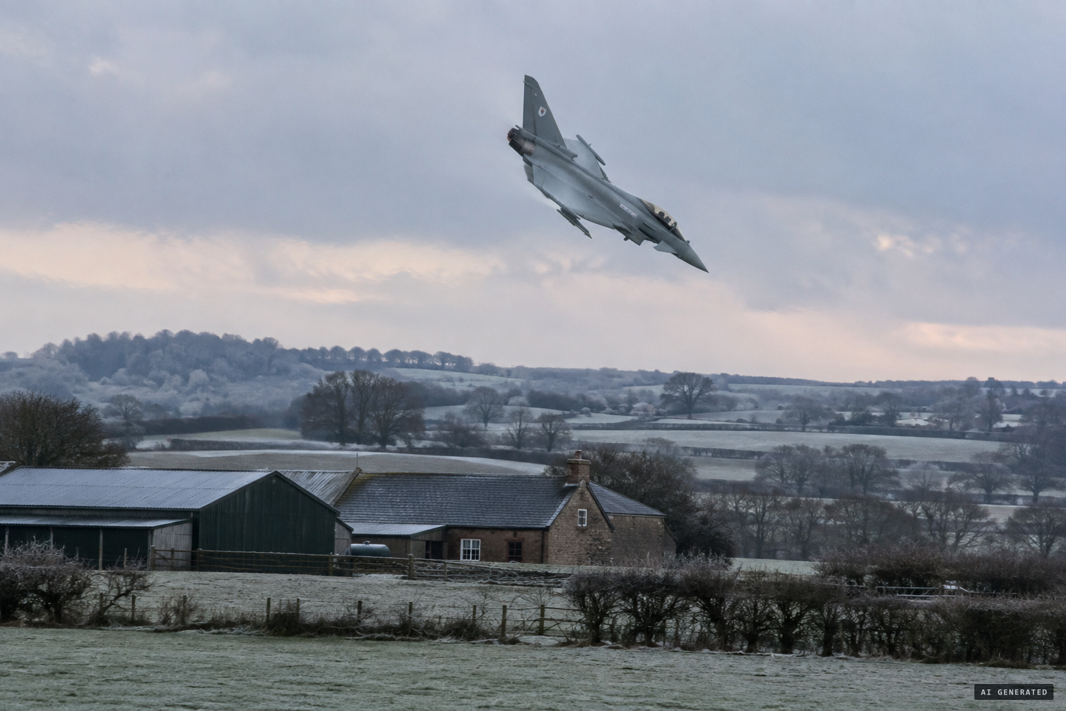 A sonic boom over Shropshire is blamed on a Typhoon's '30,000 ft plunge'