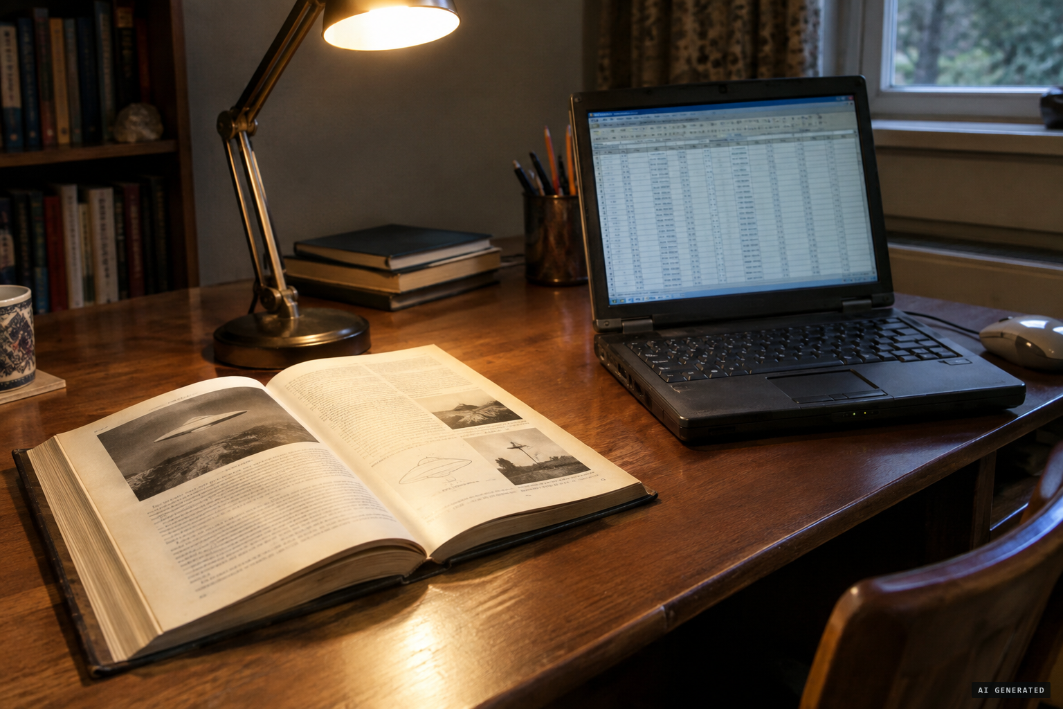 The sighting survives in a book and the PRUFOS Police Database
