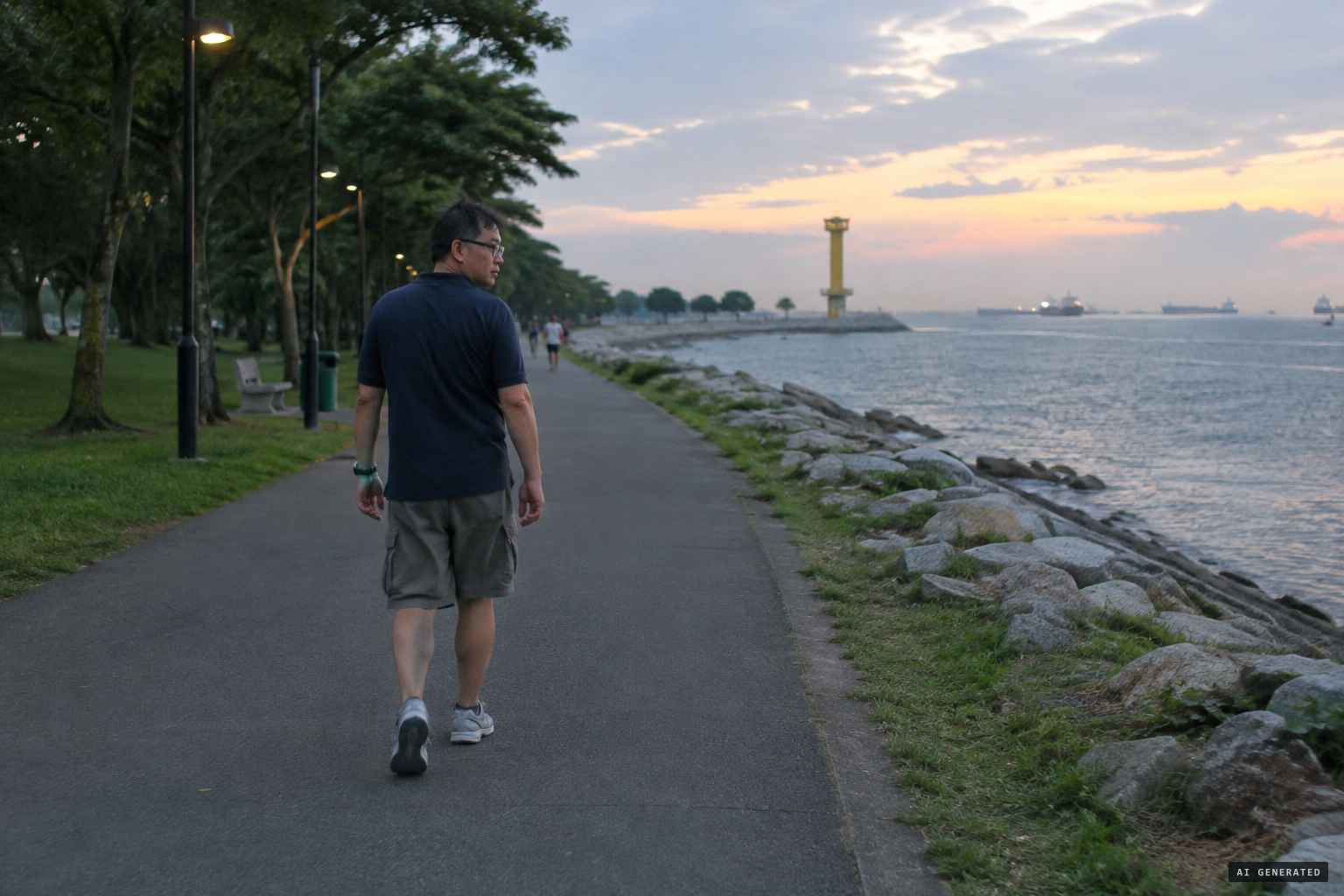 Soh, 47, still listens for footsteps behind him; the case is still open