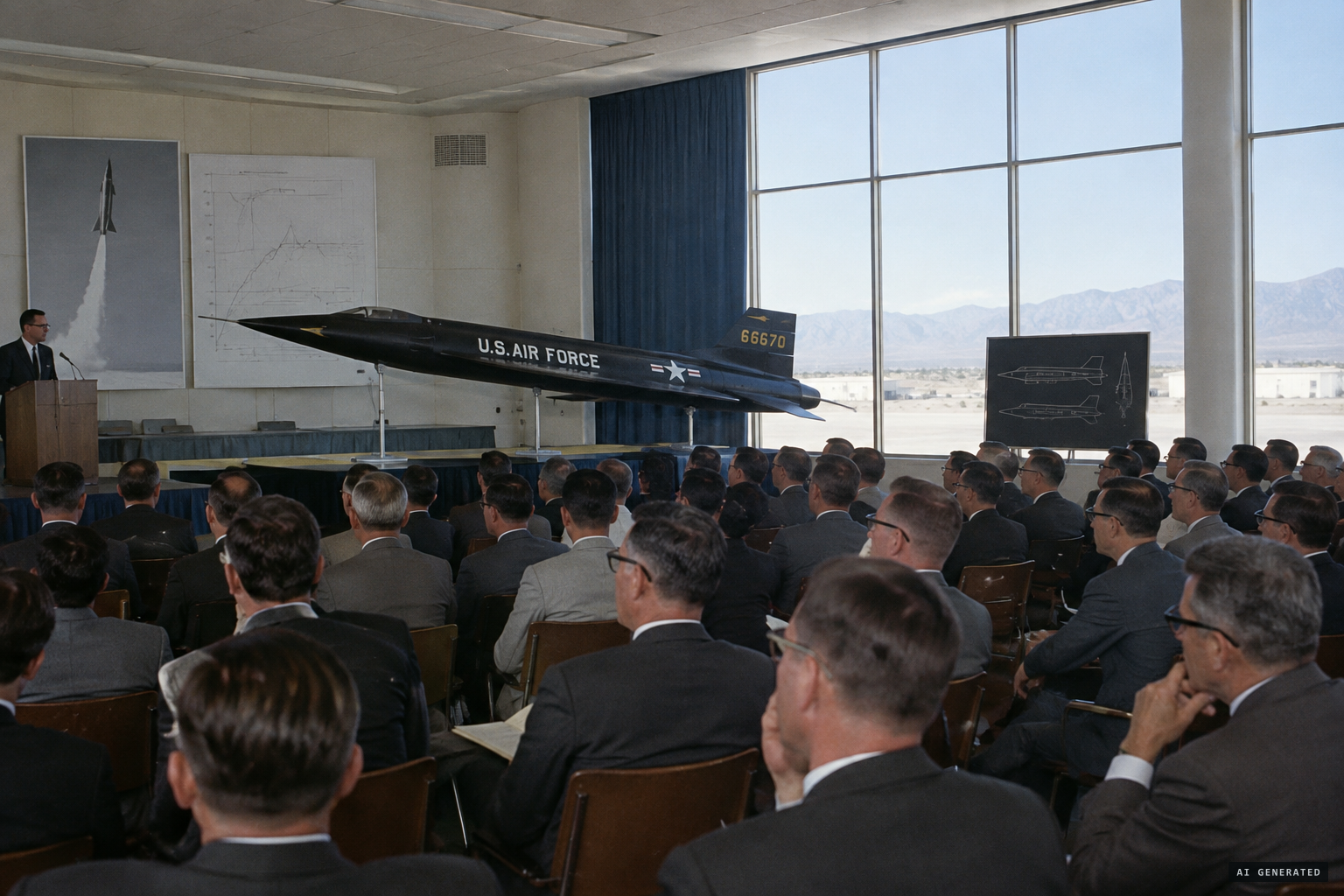 The X-15 research conference at Edwards AFB, October 7, 1965