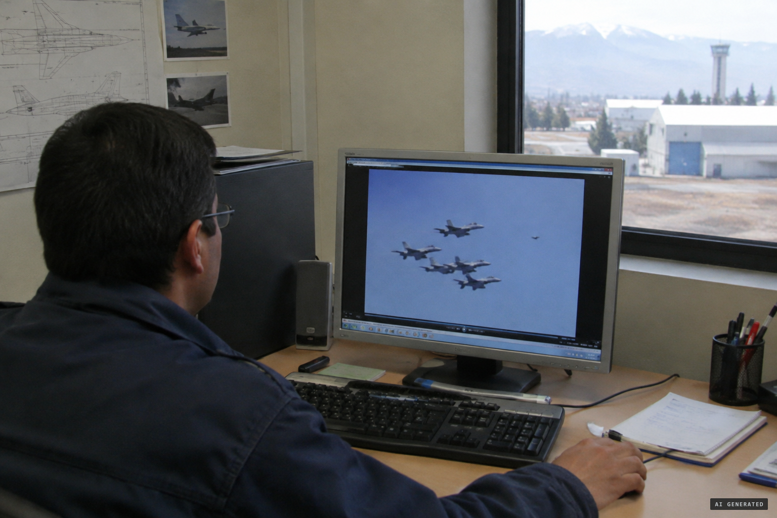 An engineer finds something while playing his footage in slow motion