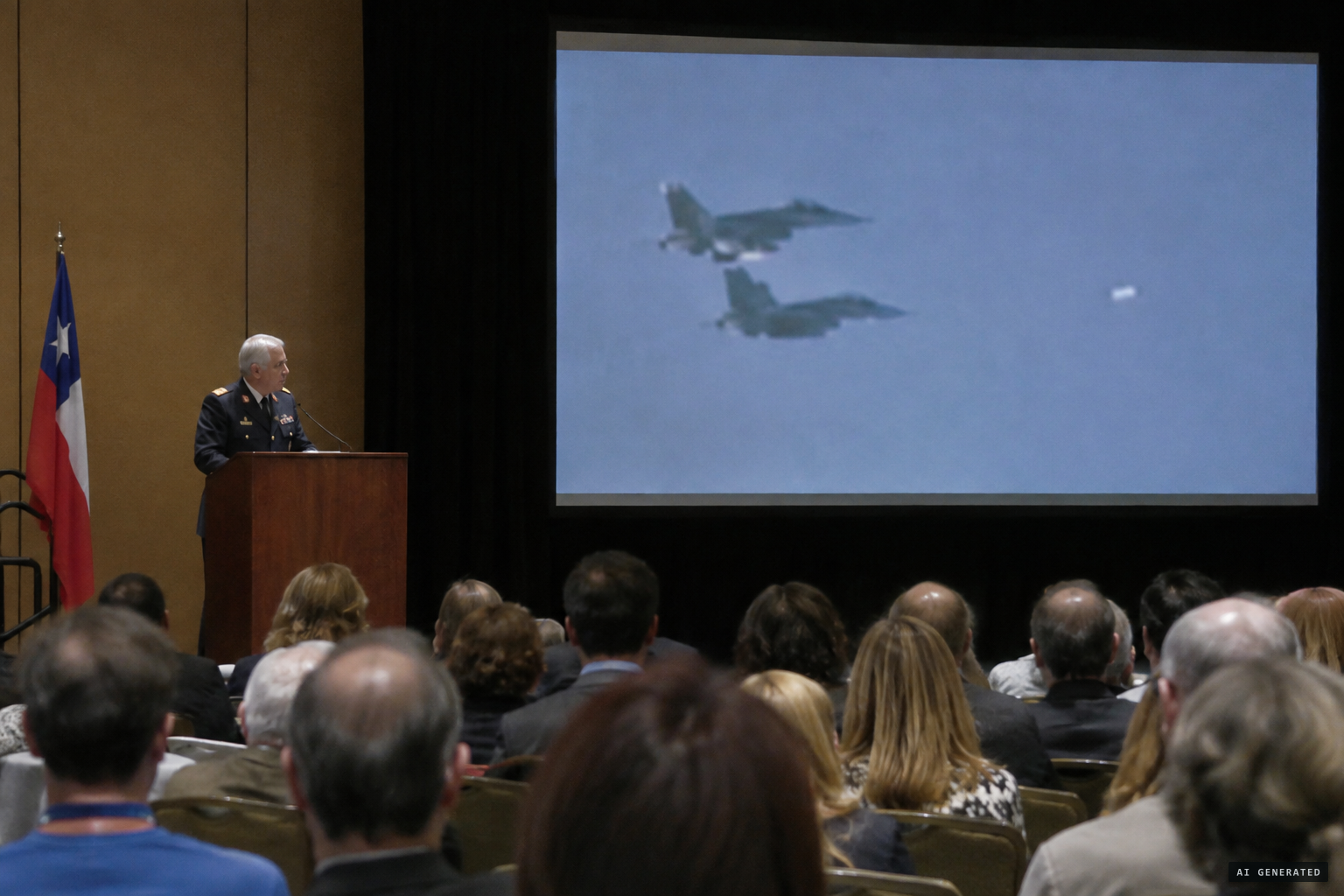 Gen. Bermúdez takes the case to the International UFO Congress in Phoenix