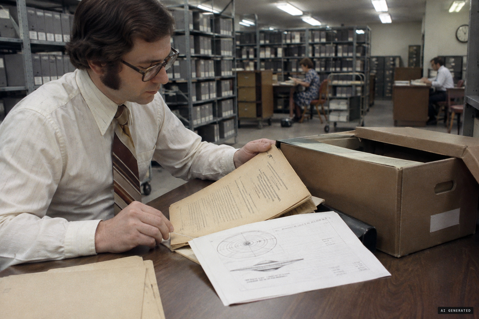 The CIA releases the file in 1978