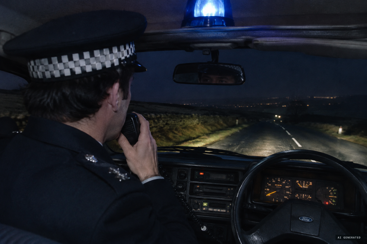 Around 4.20am an officer is asked by control to confirm or deny a sighting