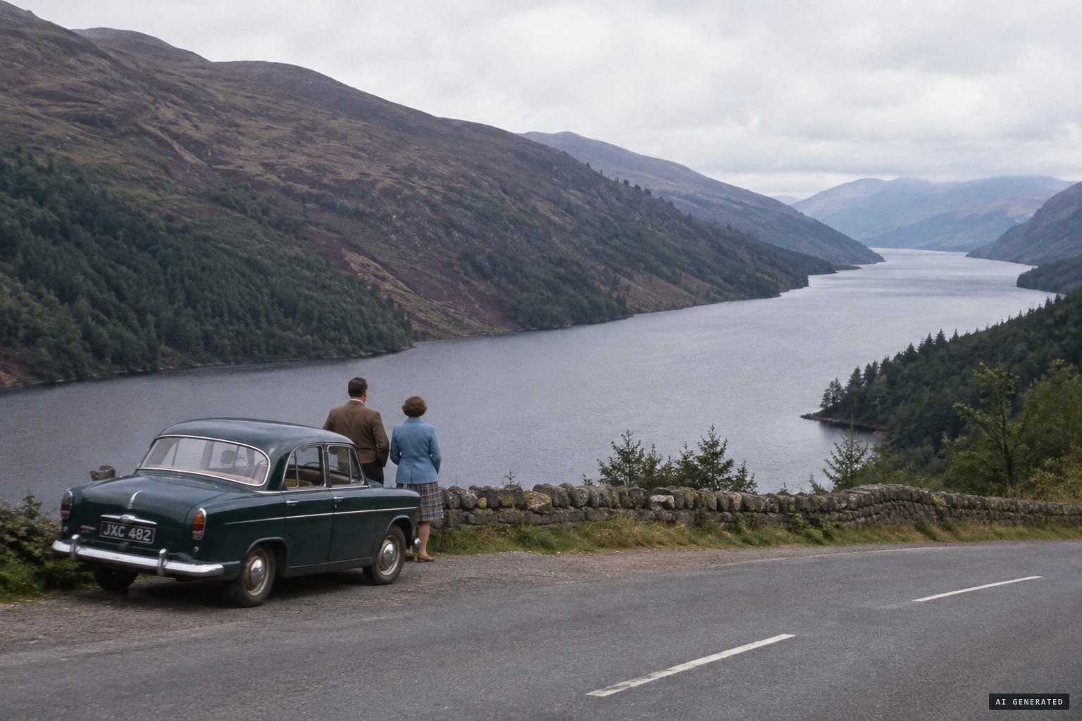 Loch Lochy in the Great Glen, home of 'Lizzie'