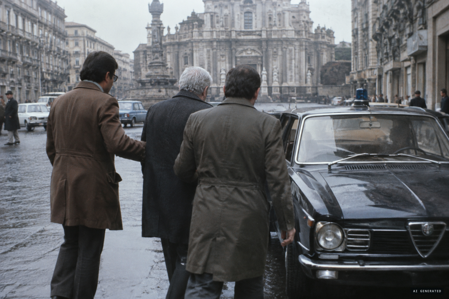 Catania judicial police arrest Siragusa in November 1978
