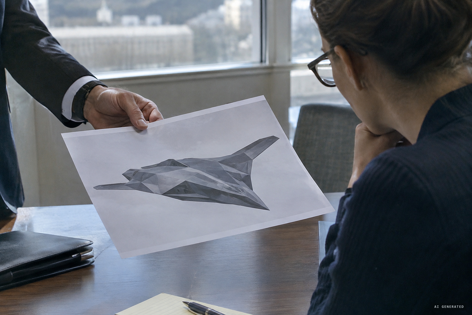 Annie shown Lockheed's "Hopeless Diamond" design
