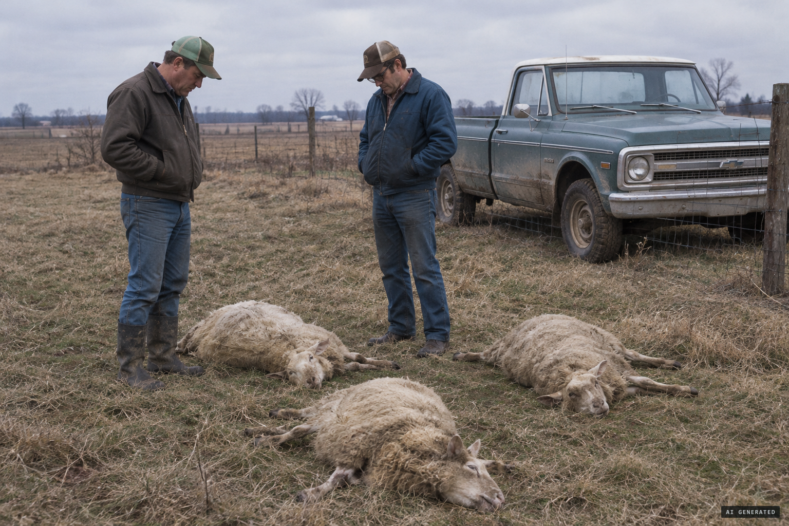 Three sheep found dead near Farmer City, blamed on wild dogs