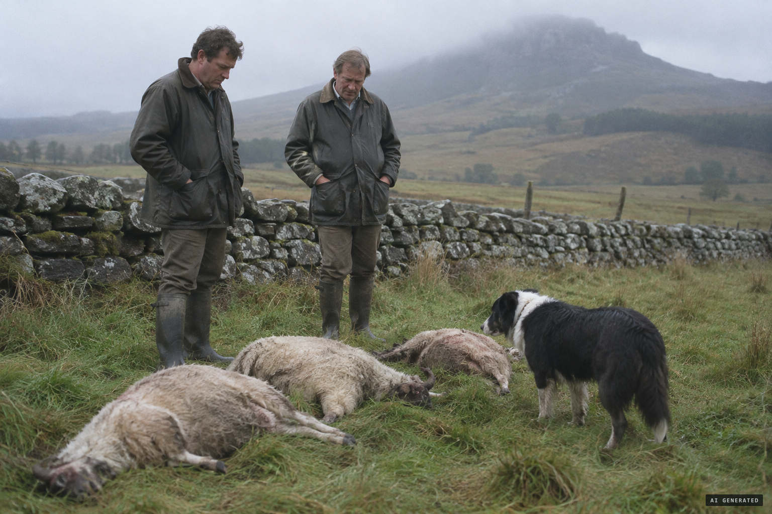 Sheep carcasses found the day after the Oyne Fork sighting