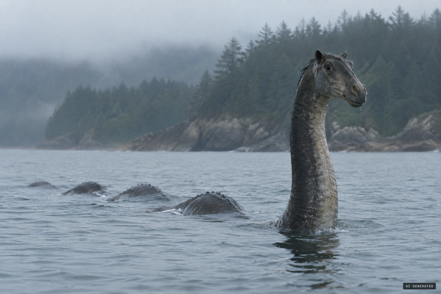 Cadborosaurus, the Pacific Northwest's sea serpent, as usually described