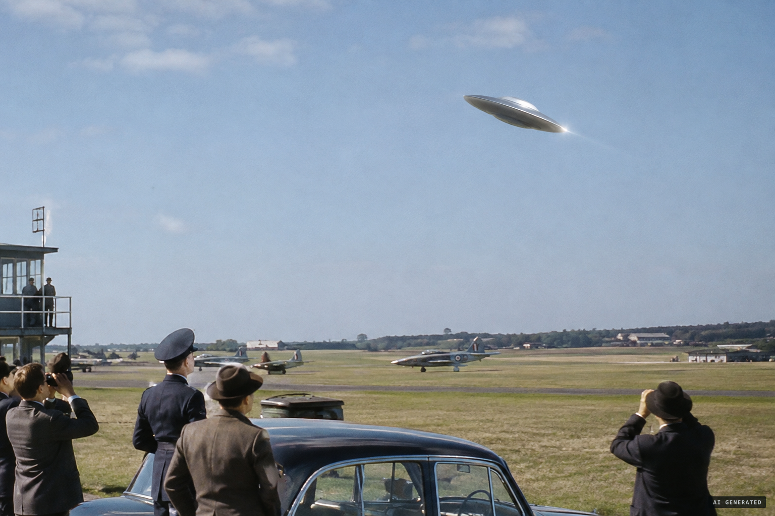 The disc flies S-turns, light glinting off it as it oscillates