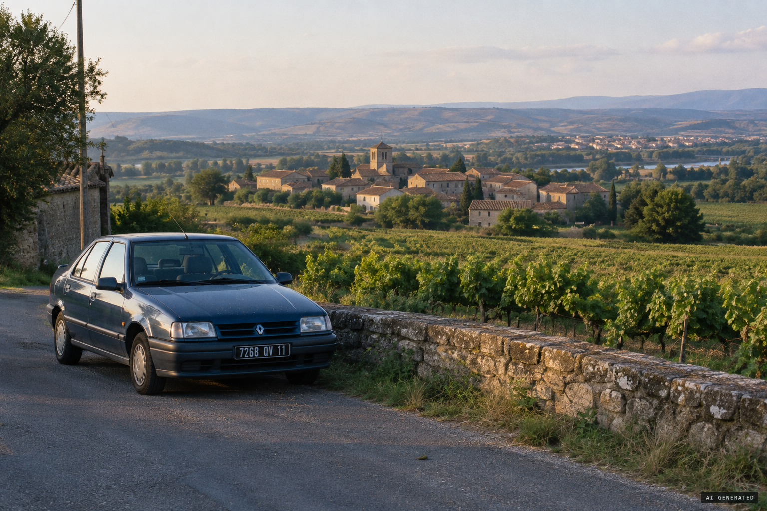 Fontiès-d'Aude and Trèbes, a few kilometres apart east of Carcassonne