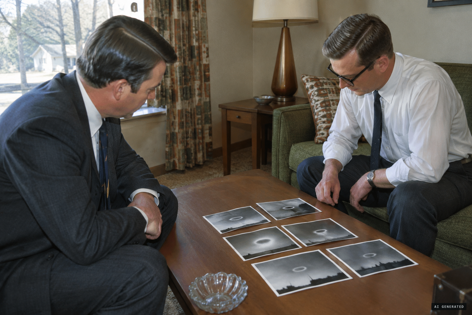 In spring 1966 he shows the prints to a friend, who sends them to NICAP