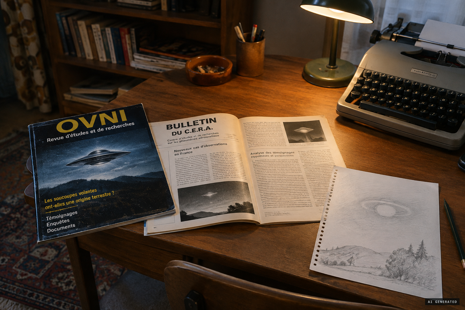 Figuet's account published in UFO-Informations and Lumières dans la Nuit