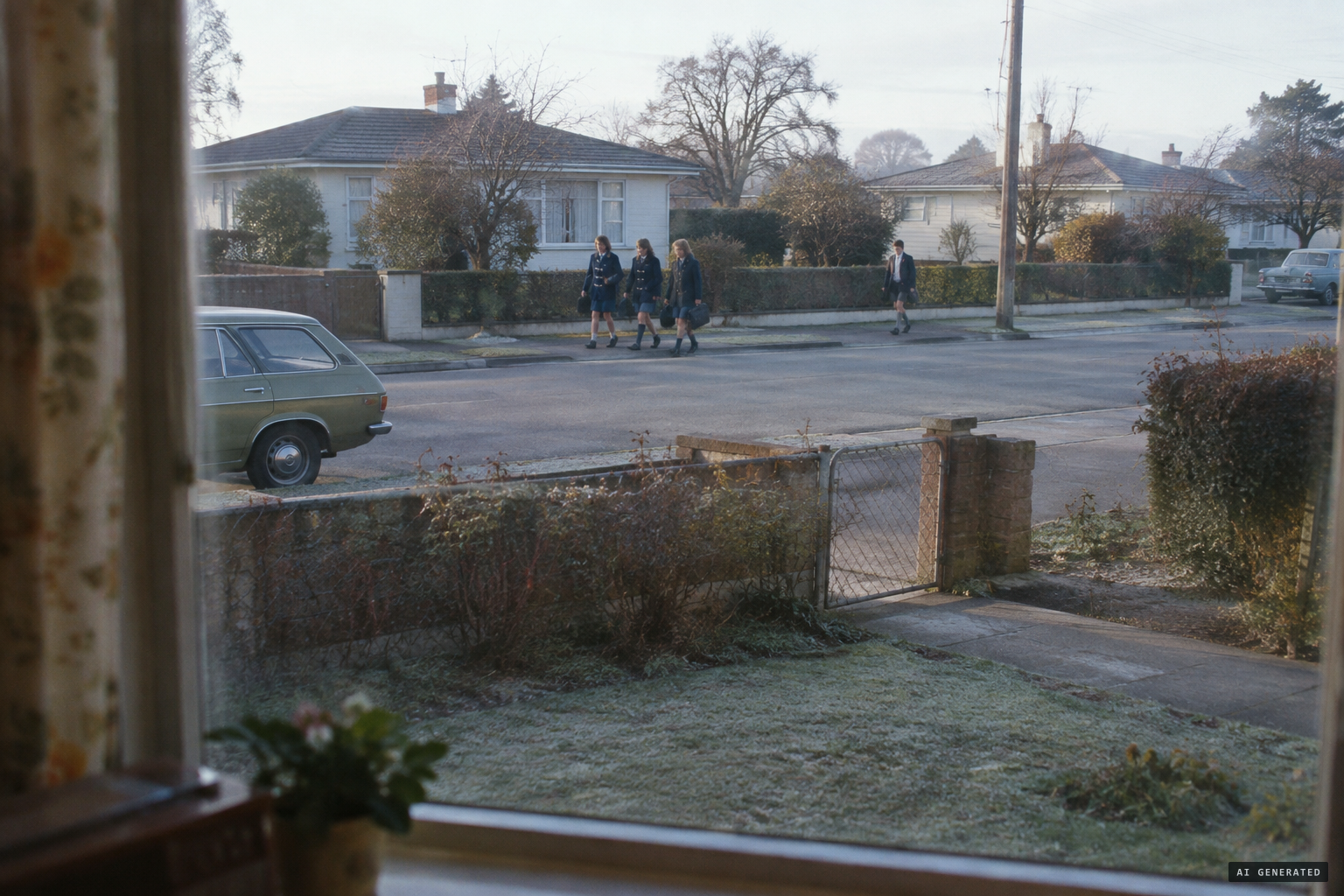 Later that morning, schoolchildren would be out