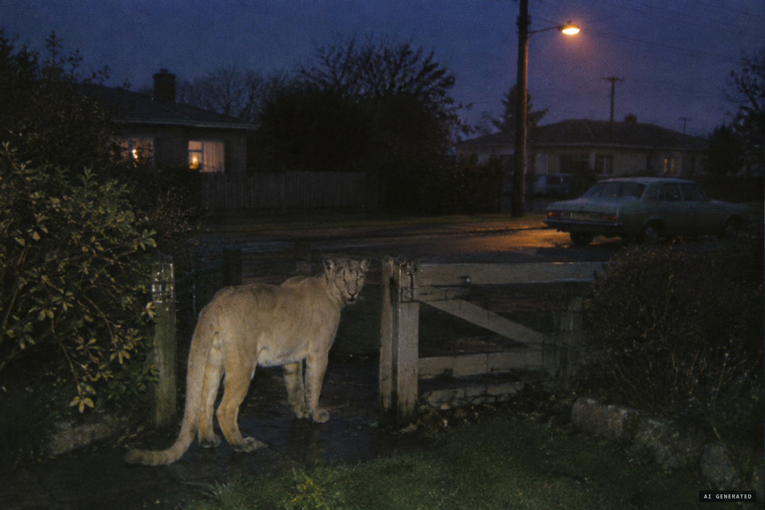 Clark's animal was fair, with a long tail, not black
