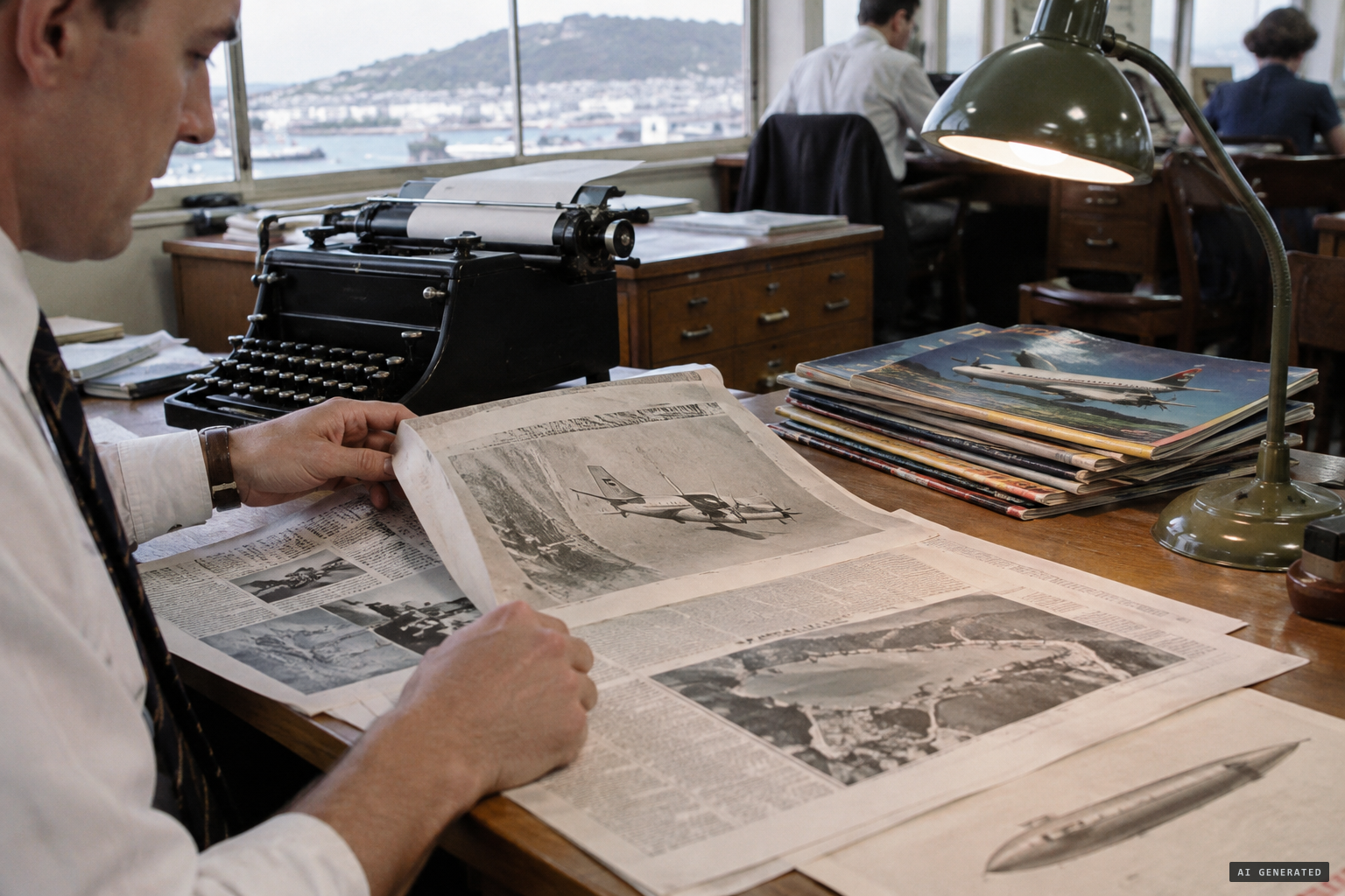 In the 1950 saucer craze, the press revives and embellishes the story.