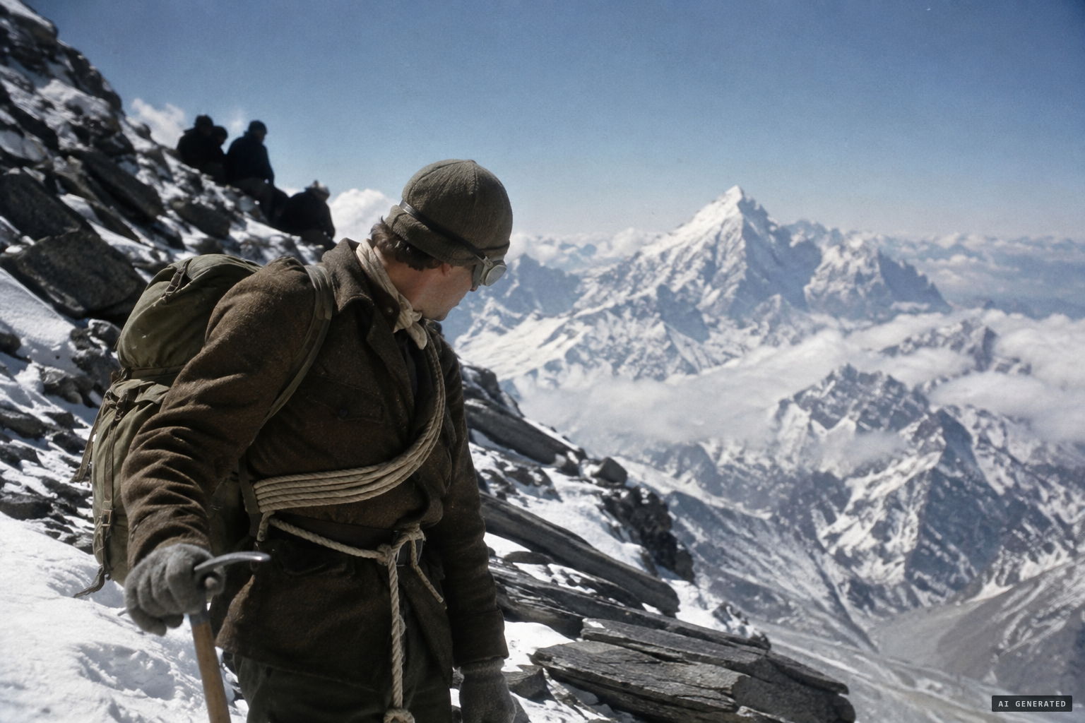 Smythe looks away and names the landmarks to check his mind