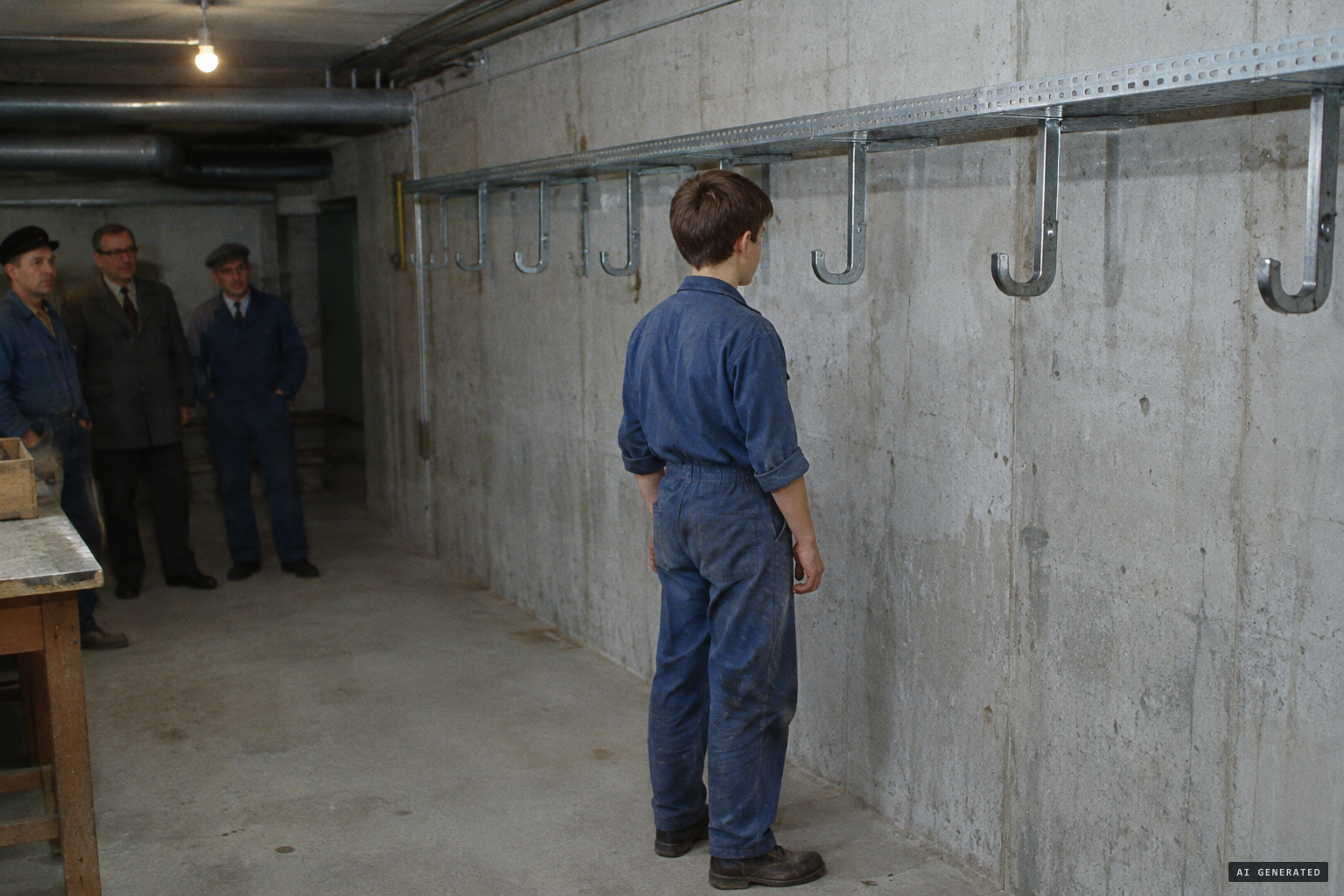 The apprentice only had to stand and look at the brackets