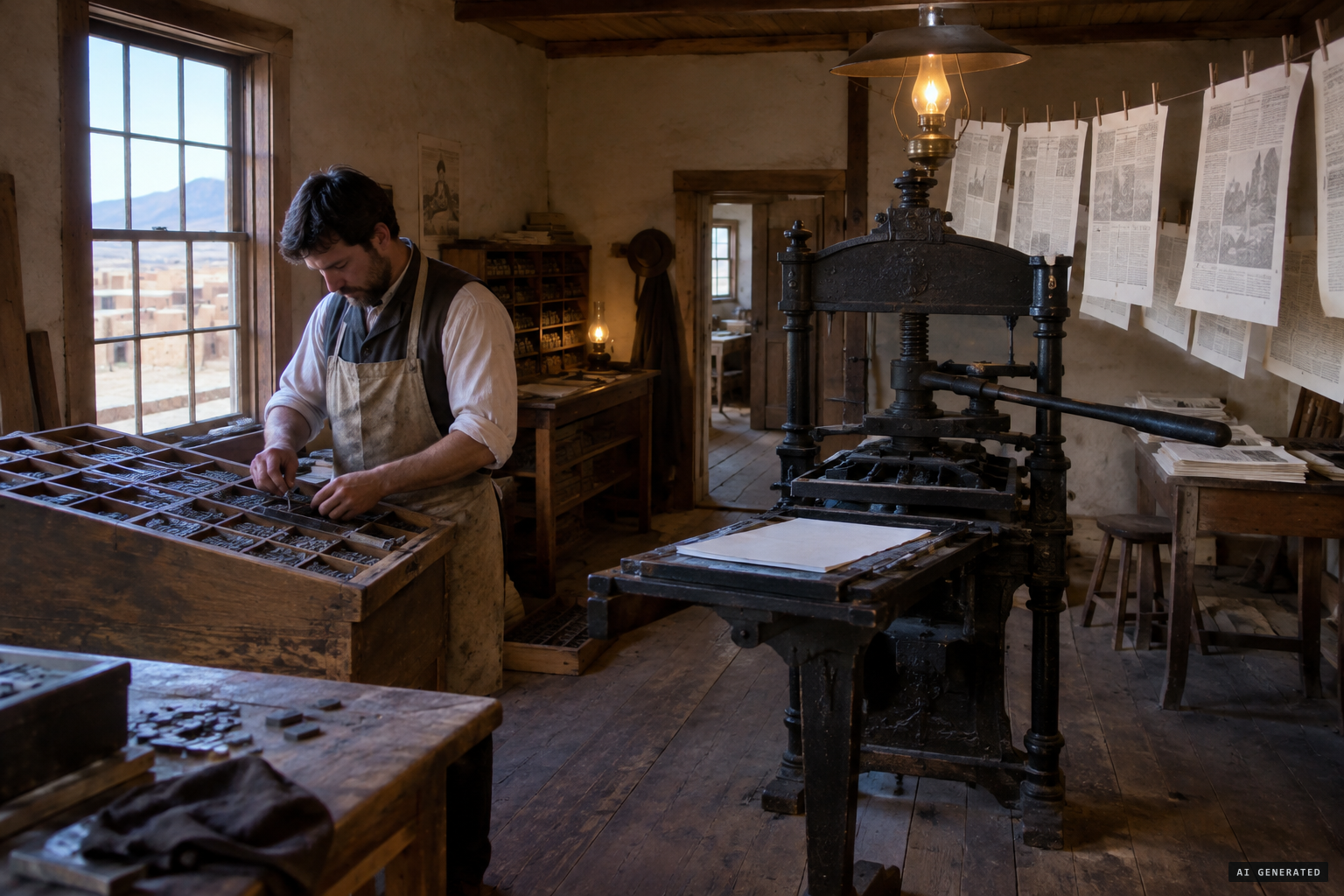 The Santa Fe New Mexican prints "Galisteo's Apparition" and its sequel