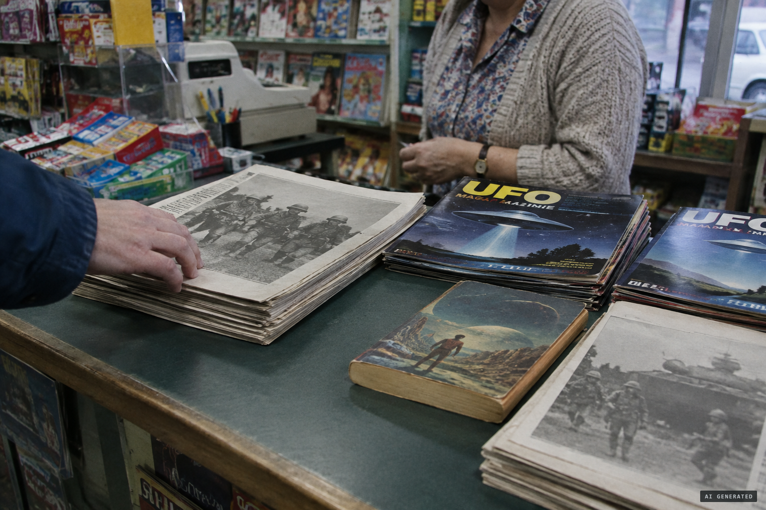 The story spreads through magazines, books and tabloid headlines
