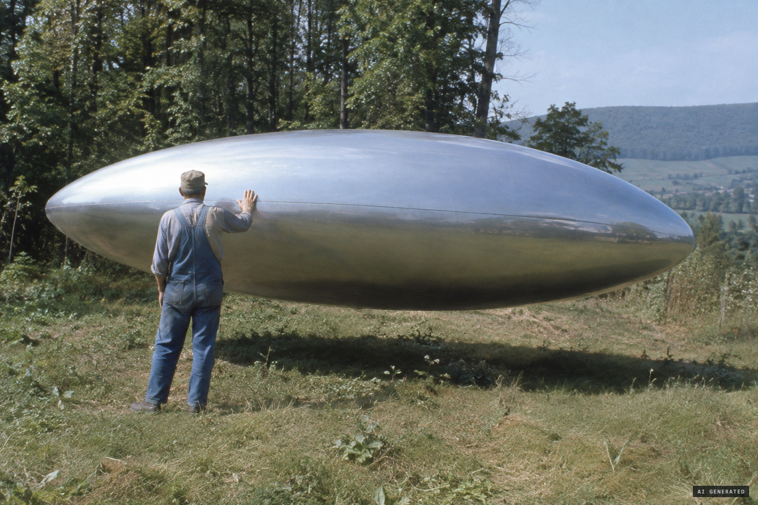 The seamless, egg-shaped craft that Wilcox touched