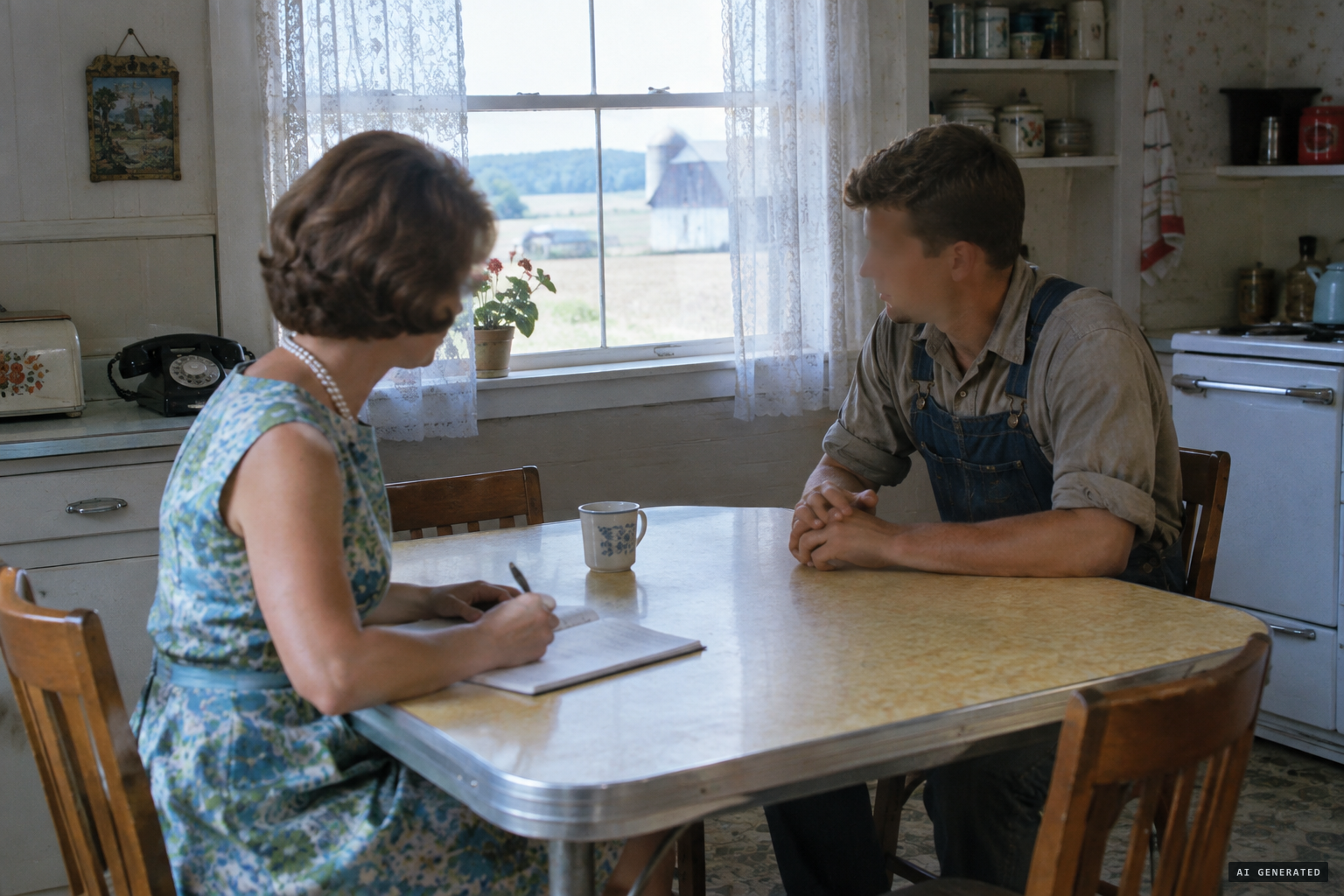 Neighbour Priscilla Baldwin records the earliest account