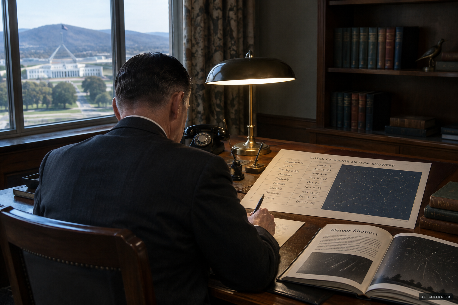Richard Casey compares report dates with meteor showers in a letter to The Advertiser
