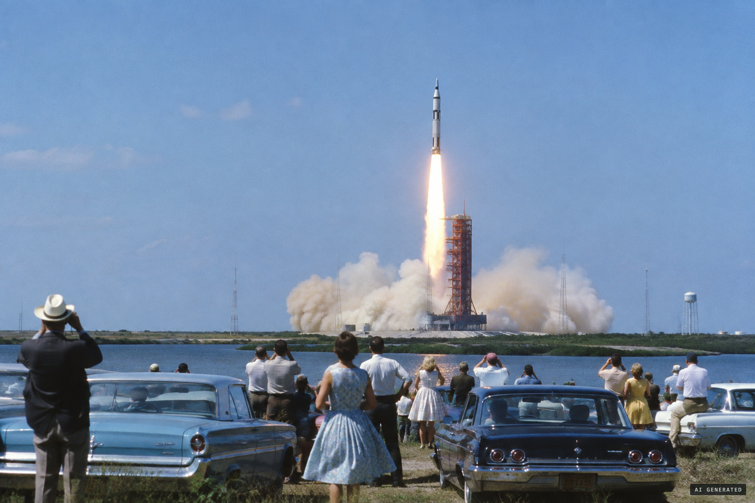 Gemini 4 lifts off from Cape Kennedy, 3 June 1965