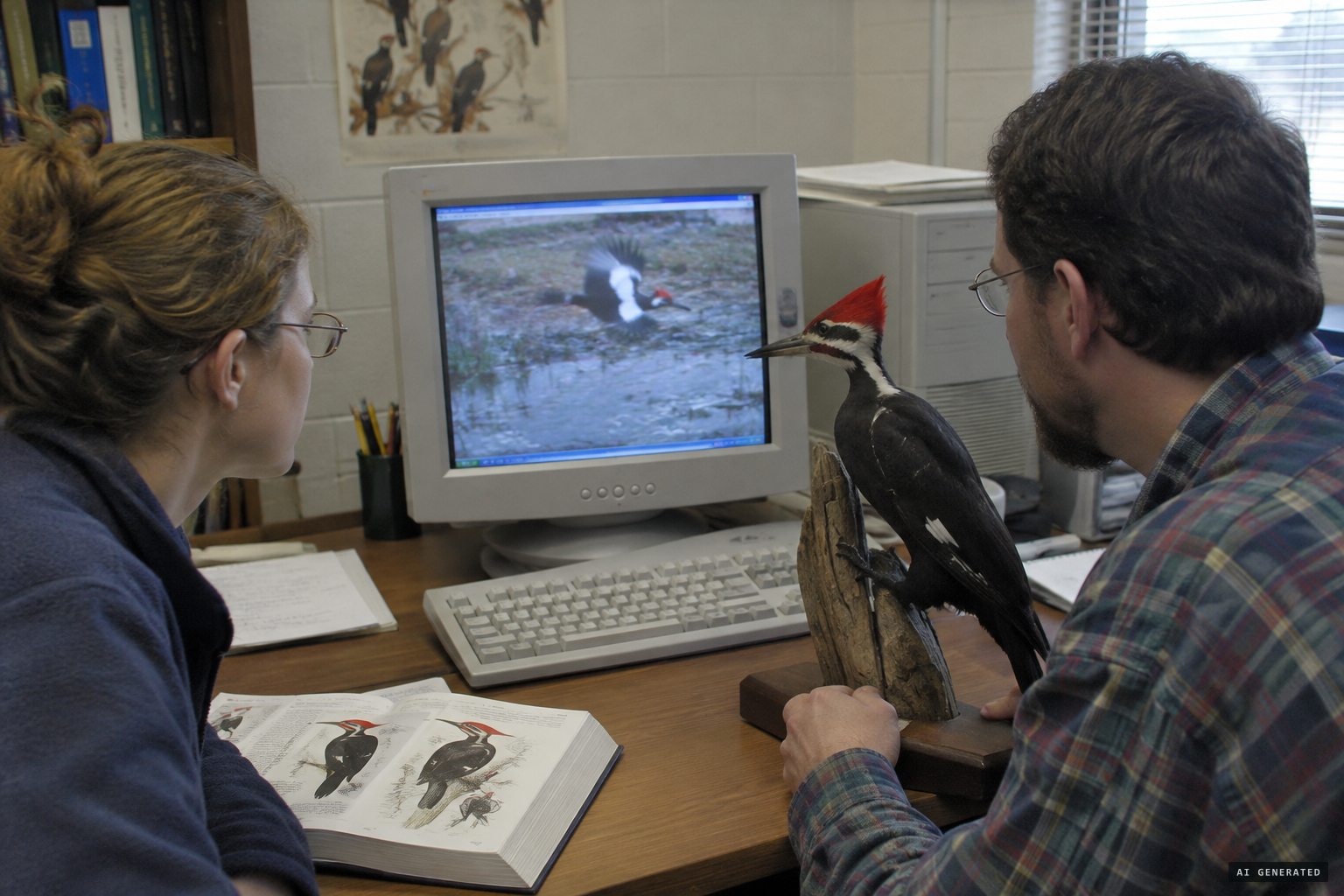 The rival pileated woodpecker and the disputed Luneau video