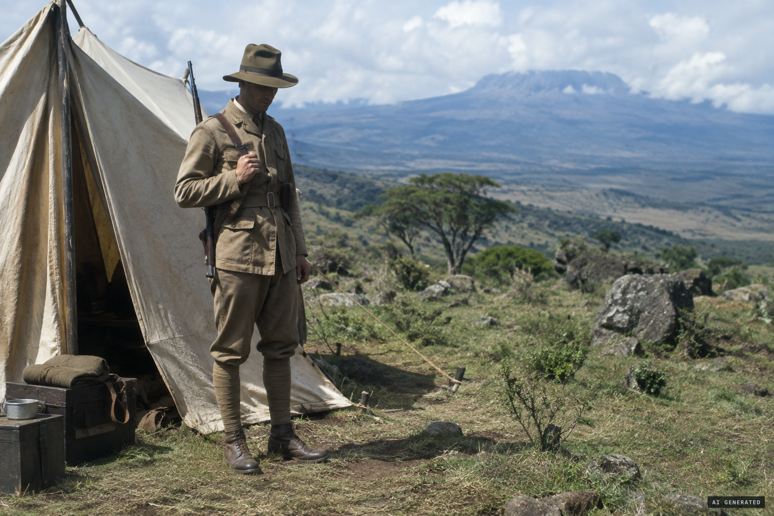 Geoffrey Williams, a British settler newly arrived in East Africa